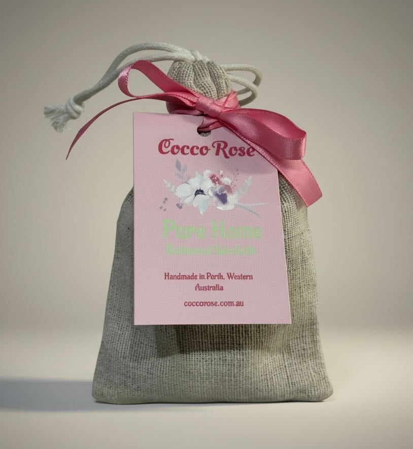Cocco Rose Botanical Sachets | Fresh Bloom, Sleep & Pure Home | Natural Aromatherapy Sachets