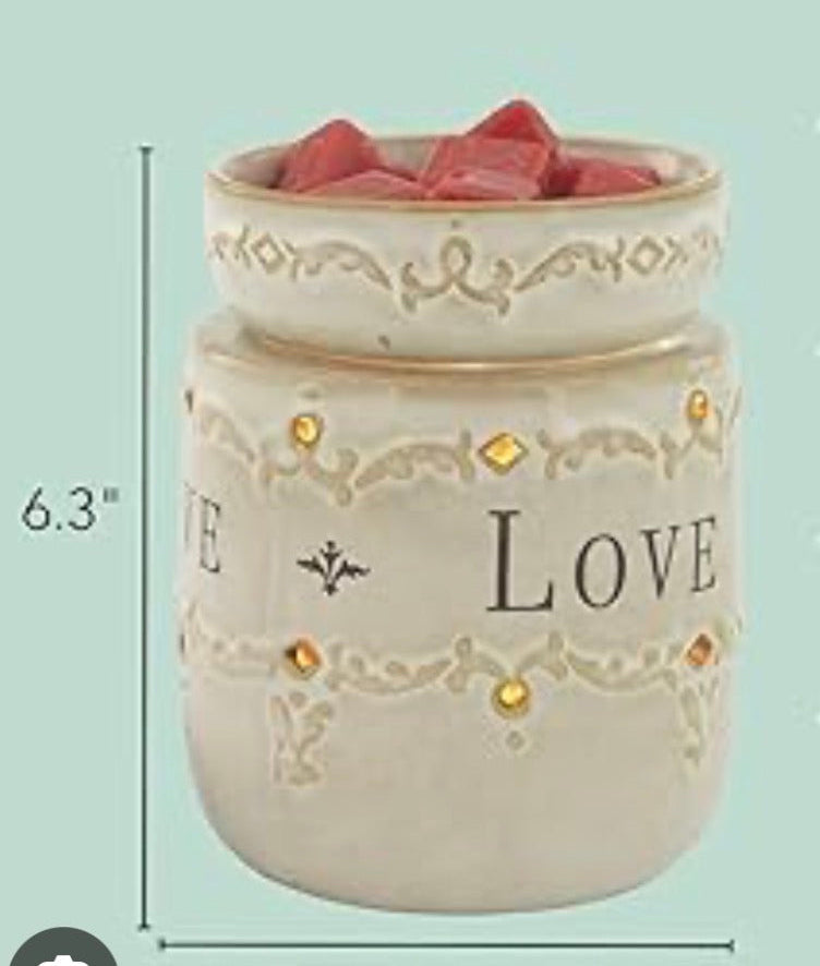 Live Love Laugh Illumination Wax Warmer by Candle Warmers etc.