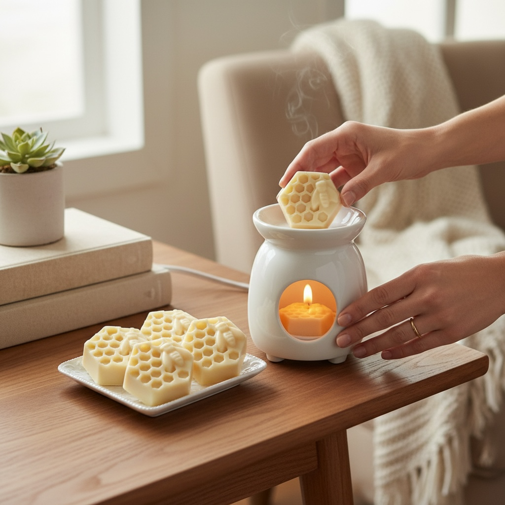 Large Natural Beeswax Melts With Essential Oils