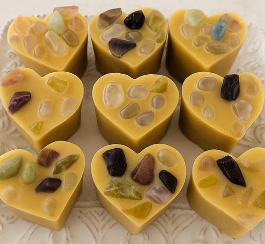 Aromatherapy Rainbow Quartz Crystal Wax Melts – Pure Essential Oils (Happy Place, Energetic, Harmony) | Cocco Rose