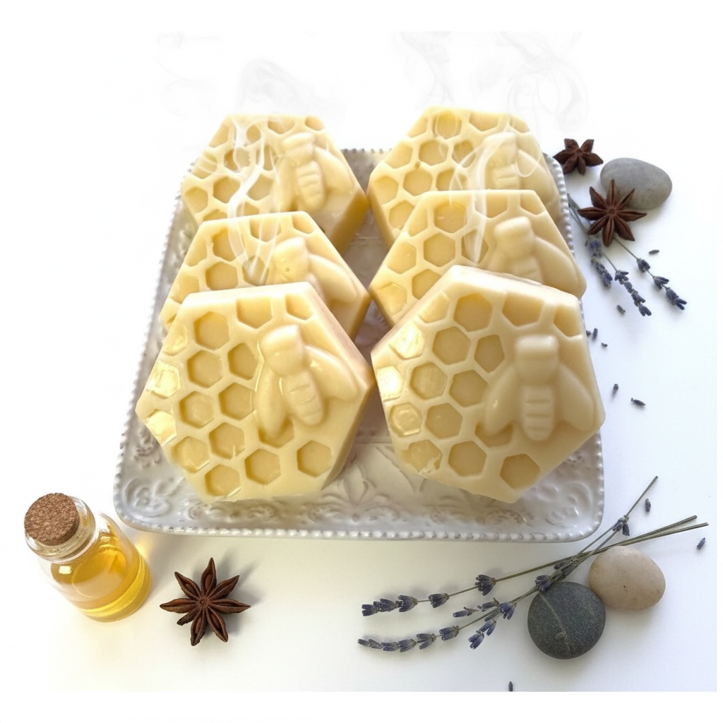 Large Natural Beeswax Melts With Essential Oils