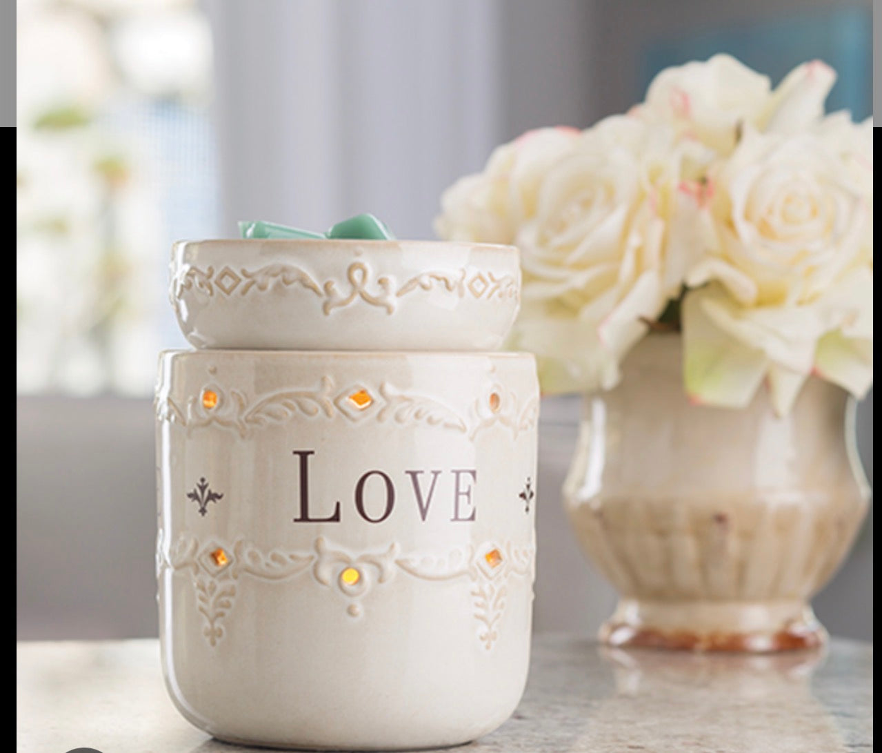 Live Love Laugh Illumination Wax Warmer by Candle Warmers etc.