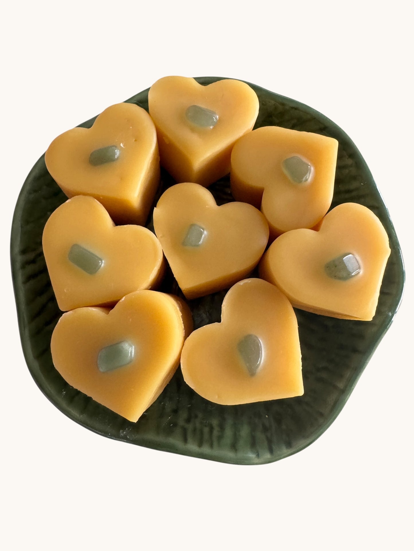Cocco Rose Pure Home Wax Melts | Heart Beeswax Melts | Crystal Aromatherapy Wax Melts | Natural Home Fragrance