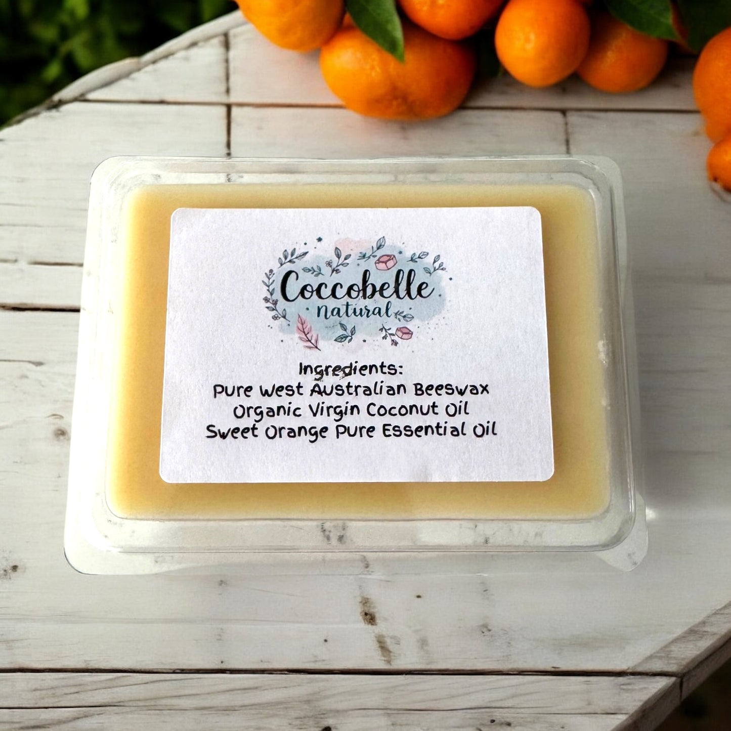 Sweet Orange Beeswax Melts | Natural Essential Oil Wax Melts | Handmade Australian Aromatherapy