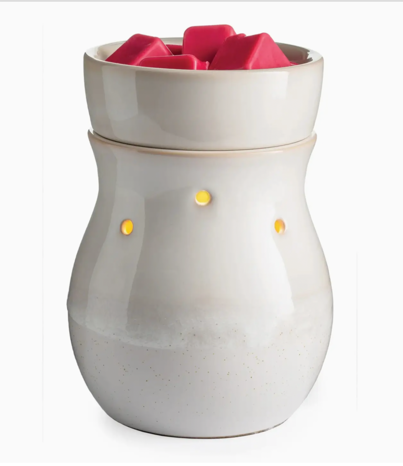 Frosted Farmhouse Illumination Wax Warmer by Candle Warmers etc.