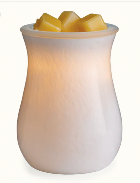 Moonstone Glass Illumination Wax Warmer by Candle Warmers etc.