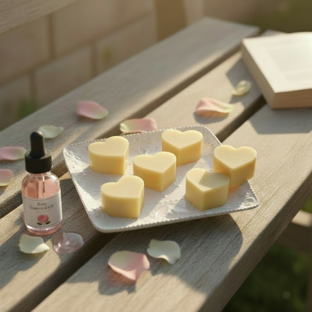 Aromatherapy Natural Wax Melts Beeswax Rose Essential Oil