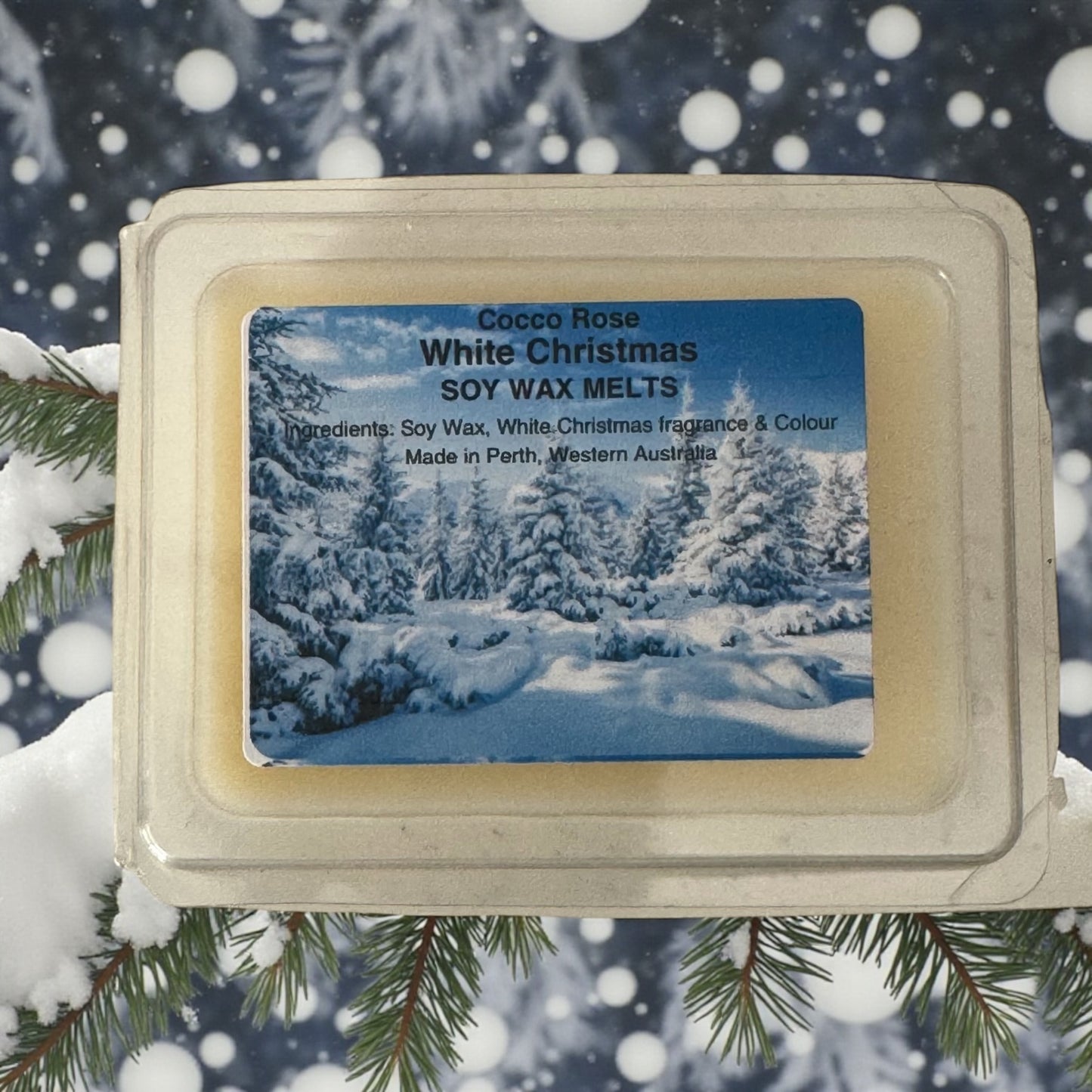Cocco Rose Christmas Soy Wax Melts – Handmade in Perth, Western Australia | Various Festive Fragrances