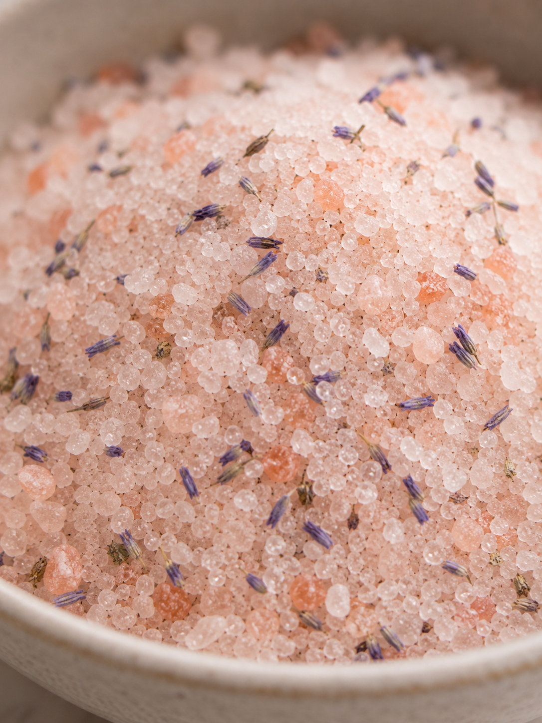 Lavender & Camomile Bath Salts 250g, Epsom Salt Bath Soak, Essential Oil Spa Gift
