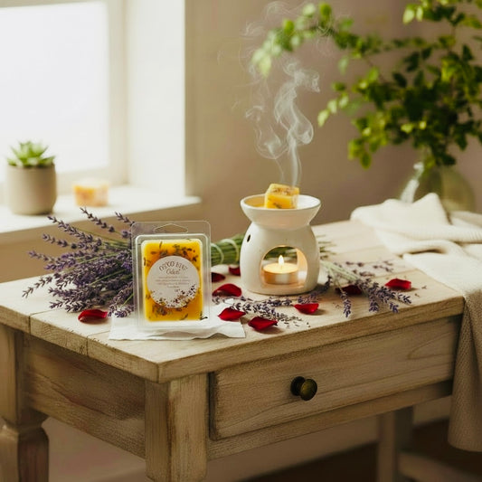 Cocco Rose Calm Wax Melts | Rose Geranium, Lavender Essential Oils, Natural Beeswax
