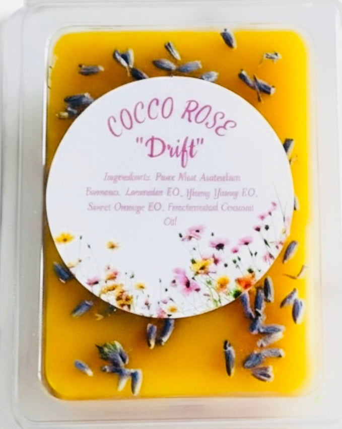 Cocco Rose Drift Wax Melts | Natural Beeswax Aromatherapy Blend