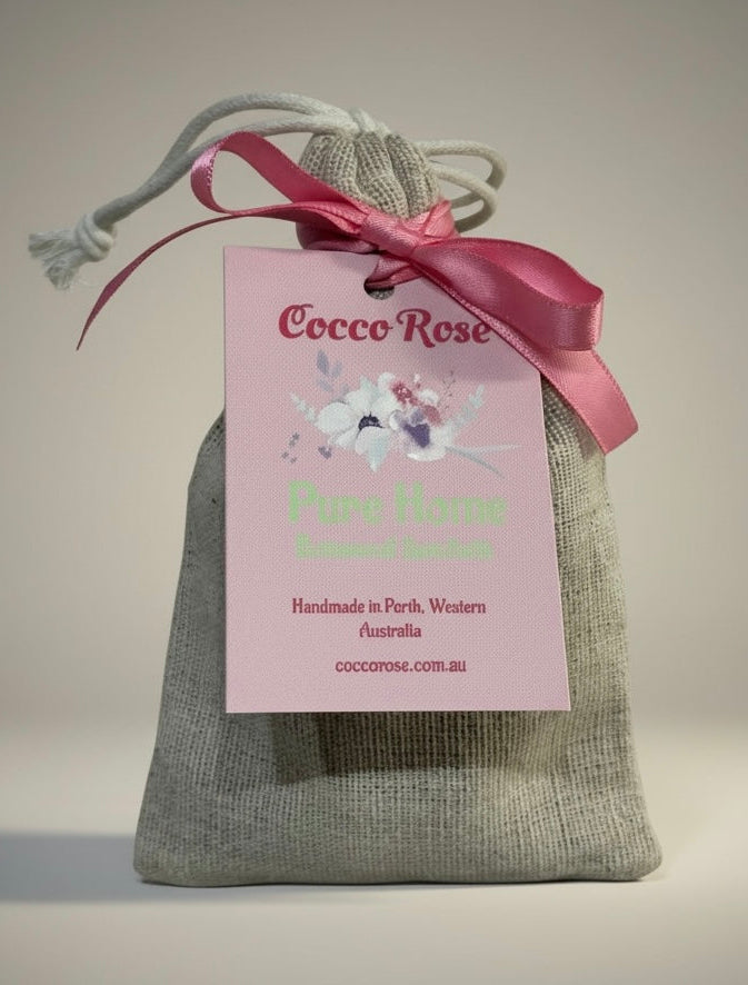 Cocco Rose Botanical Sachets | Fresh Bloom, Sleep & Pure Home | Natural Aromatherapy Sachets