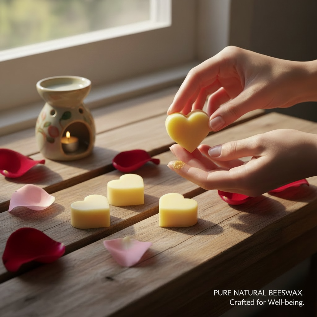 Aromatherapy Natural Wax Melts Beeswax Rose Essential Oil