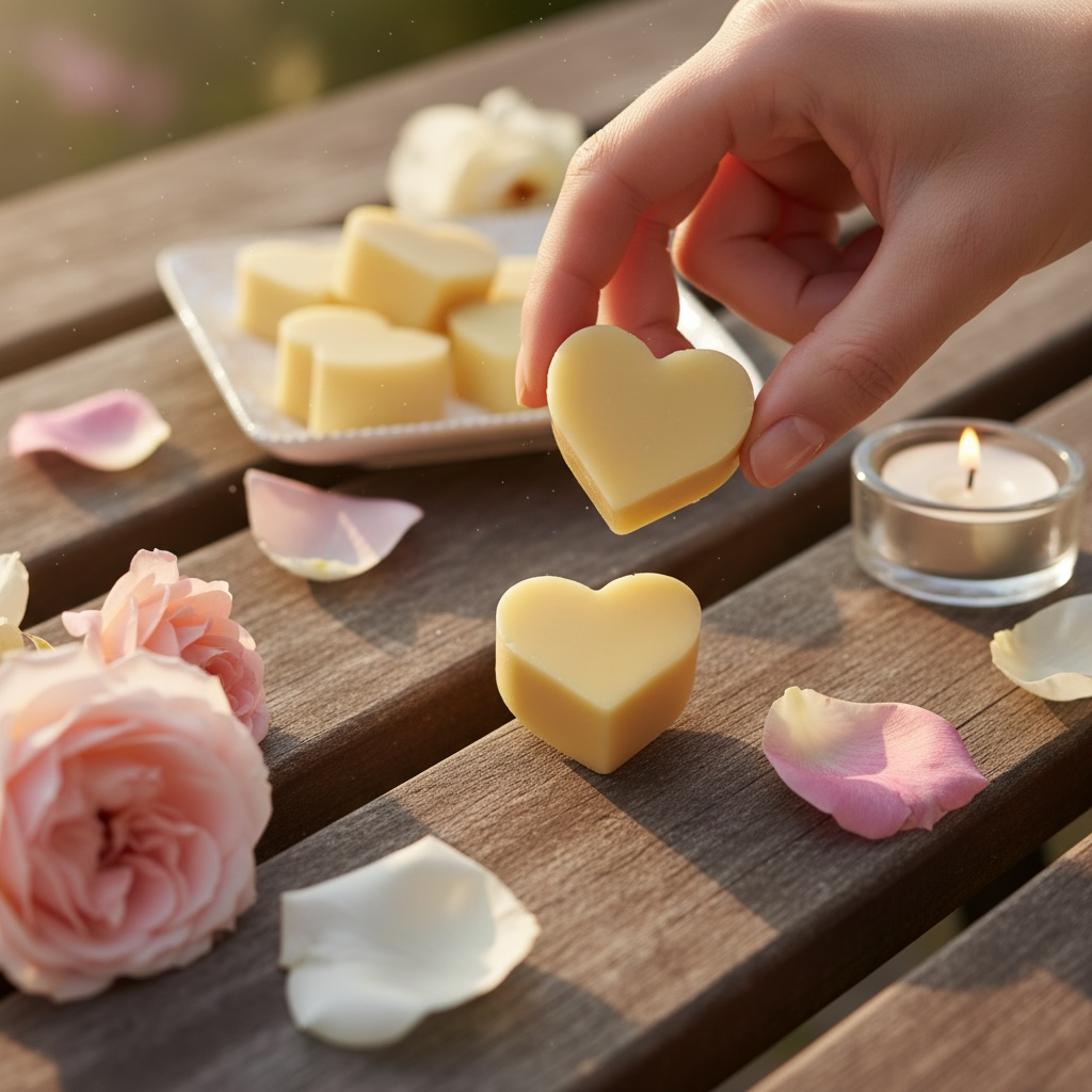 Aromatherapy Natural Wax Melts Beeswax Rose Essential Oil
