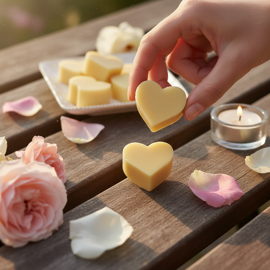 Aromatherapy Natural Wax Melts Beeswax Rose Essential Oil