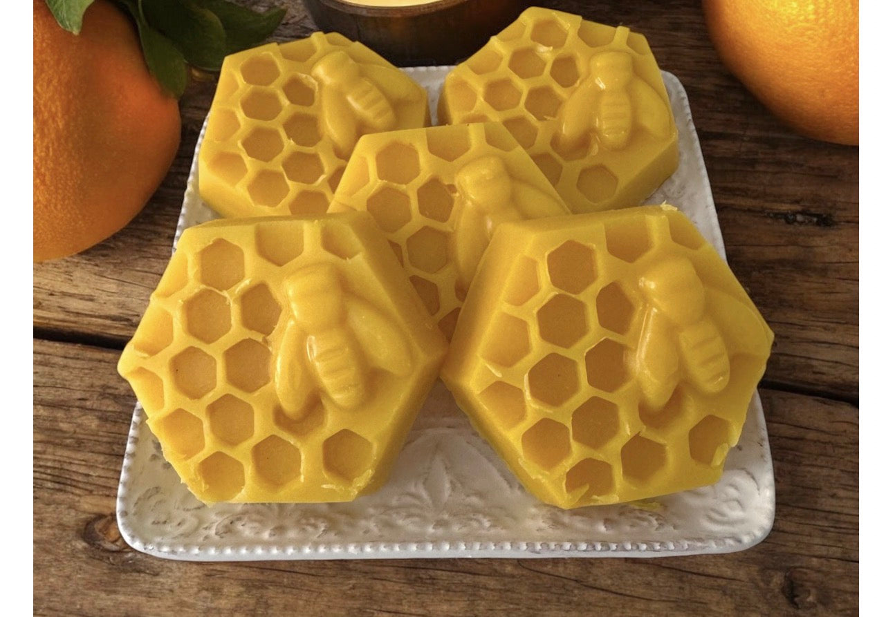 Large Natural Beeswax Melts With Essential Oils