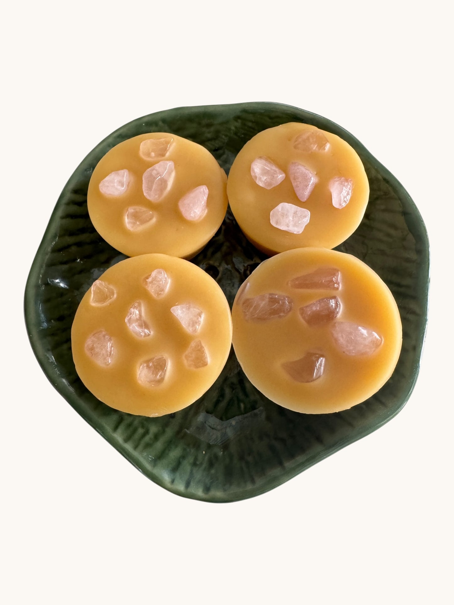 Cocco Rose Fresh Bloom Wax Melts | Rose Quartz Crystals