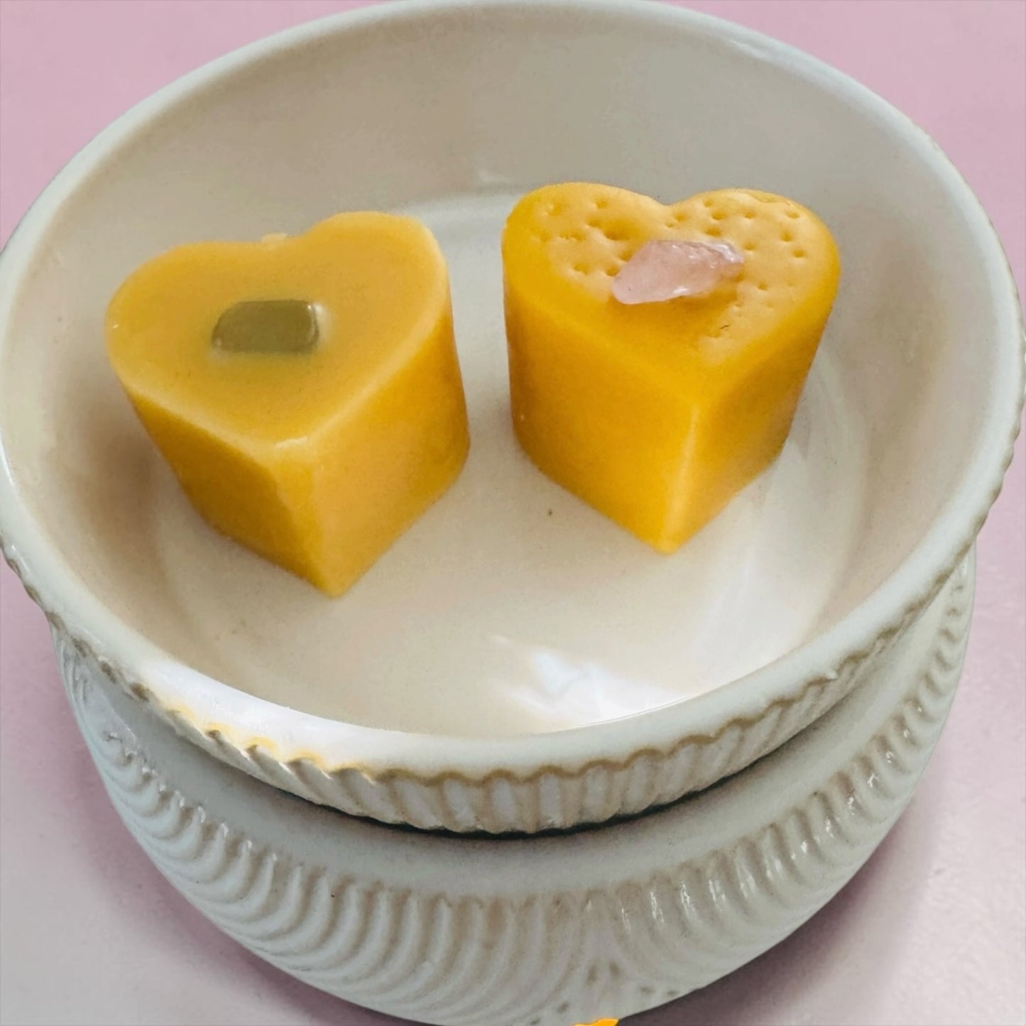 Cocco Rose Fresh Bloom Wax Melts | Rose Quartz Crystals