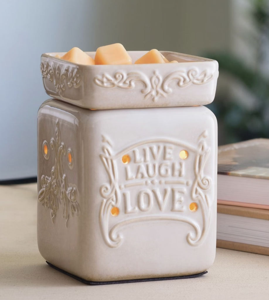 Candle Warmers® Live Laugh Love Electric Wax Warmer