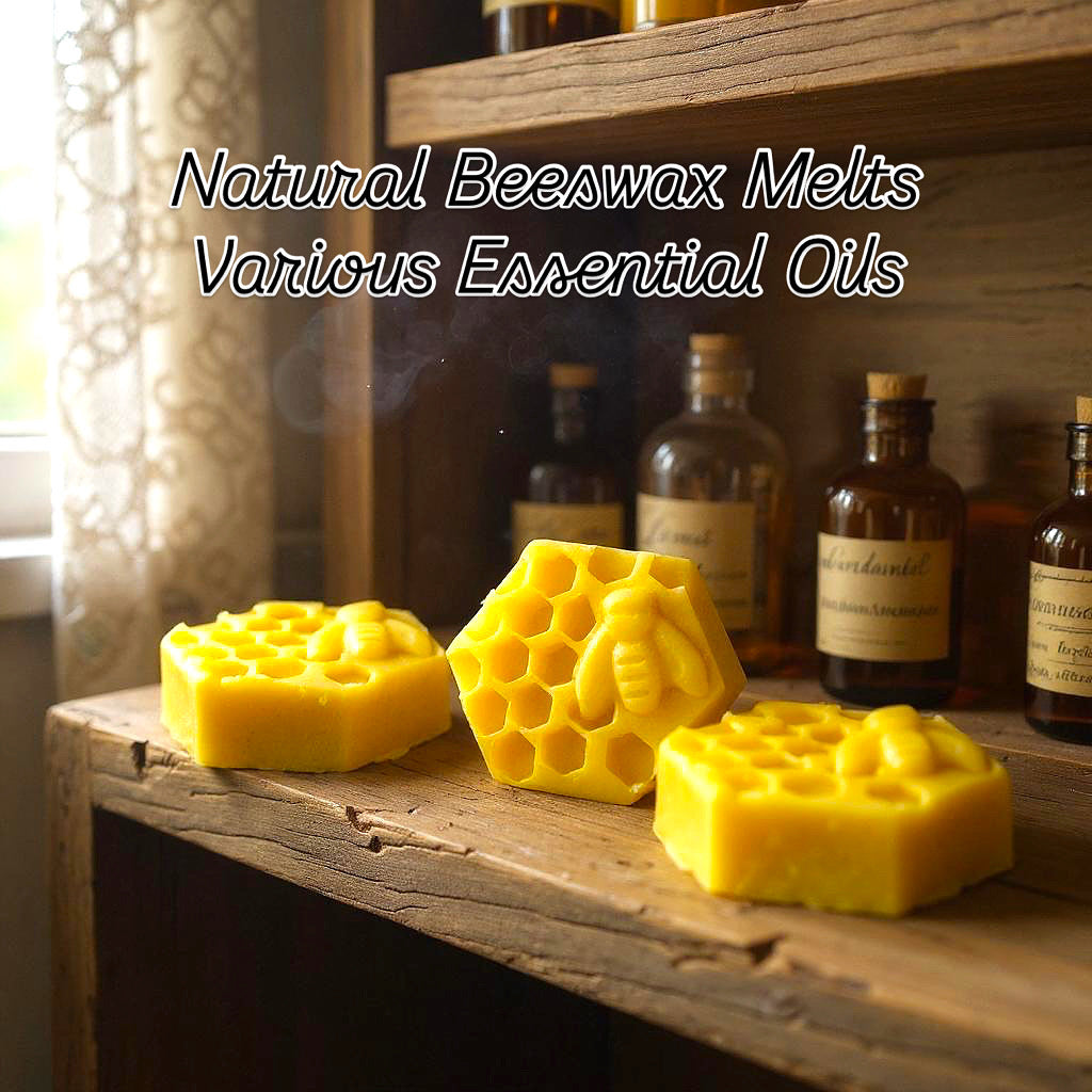 Large Natural Beeswax Melts With Essential Oils