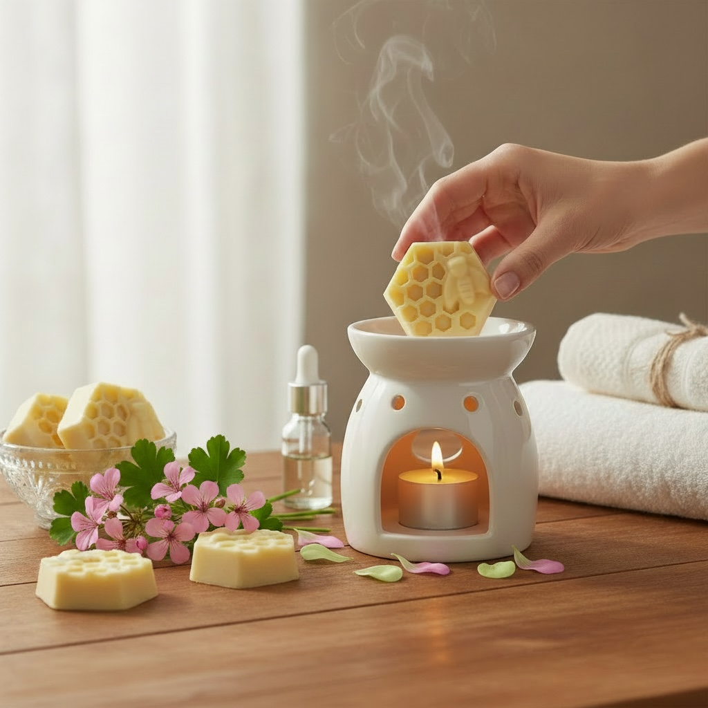 Large Natural Beeswax Melts With Essential Oils