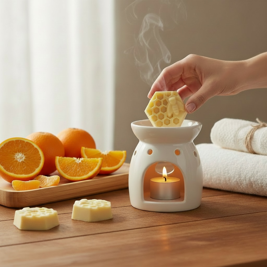 Large Natural Beeswax Melts With Essential Oils