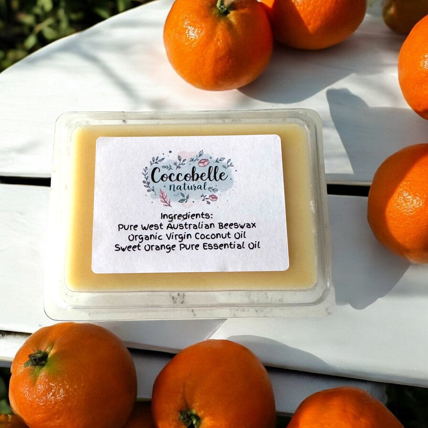 Sweet Orange Beeswax Melts | Natural Essential Oil Wax Melts | Handmade Australian Aromatherapy