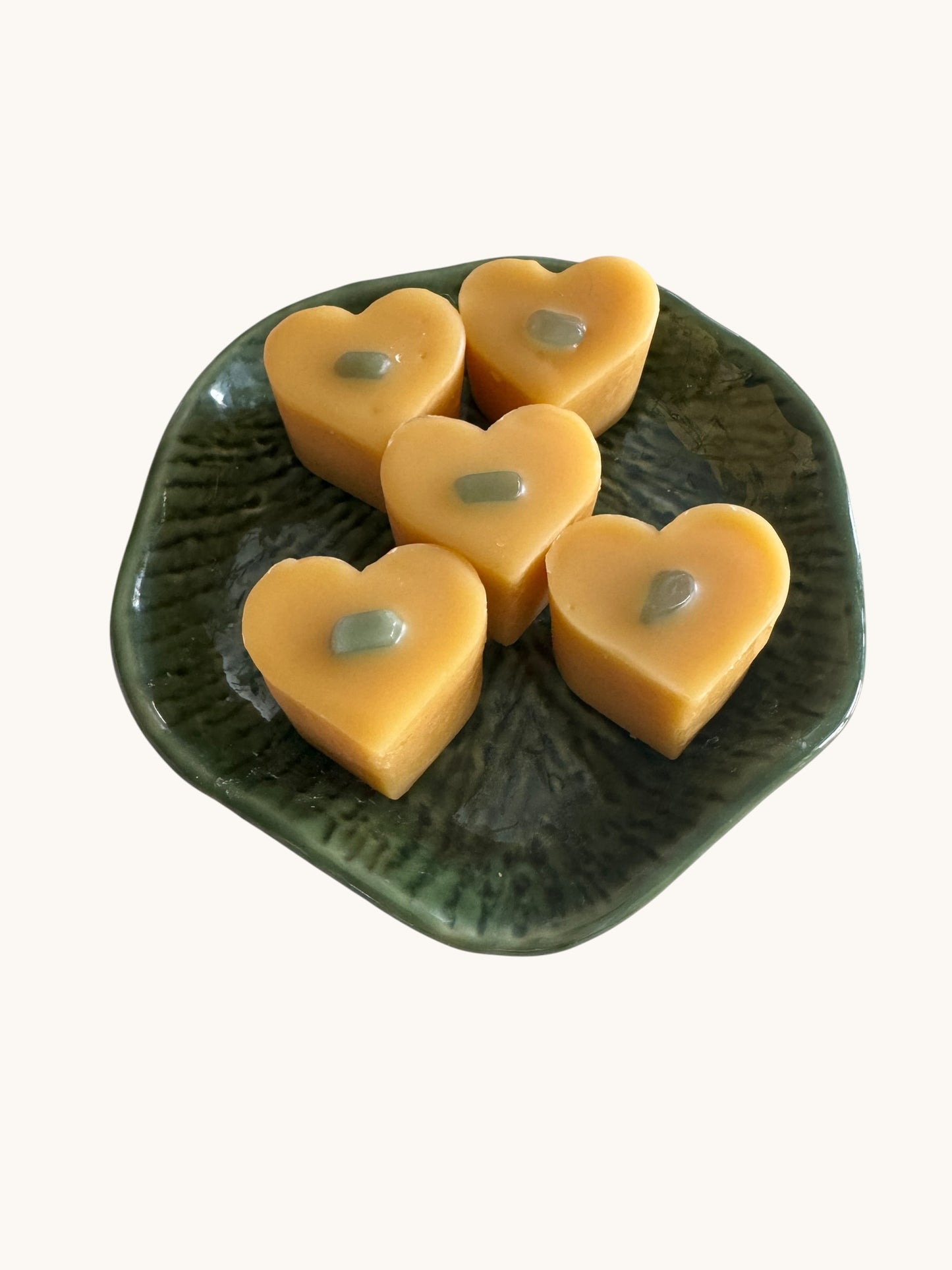 Cocco Rose Pure Home Wax Melts | Heart Beeswax Melts | Crystal Aromatherapy Wax Melts | Natural Home Fragrance
