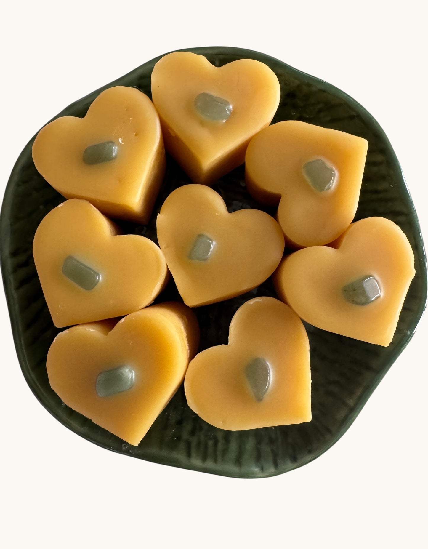 Cocco Rose Pure Home Wax Melts | Heart Beeswax Melts | Crystal Aromatherapy Wax Melts | Natural Home Fragrance