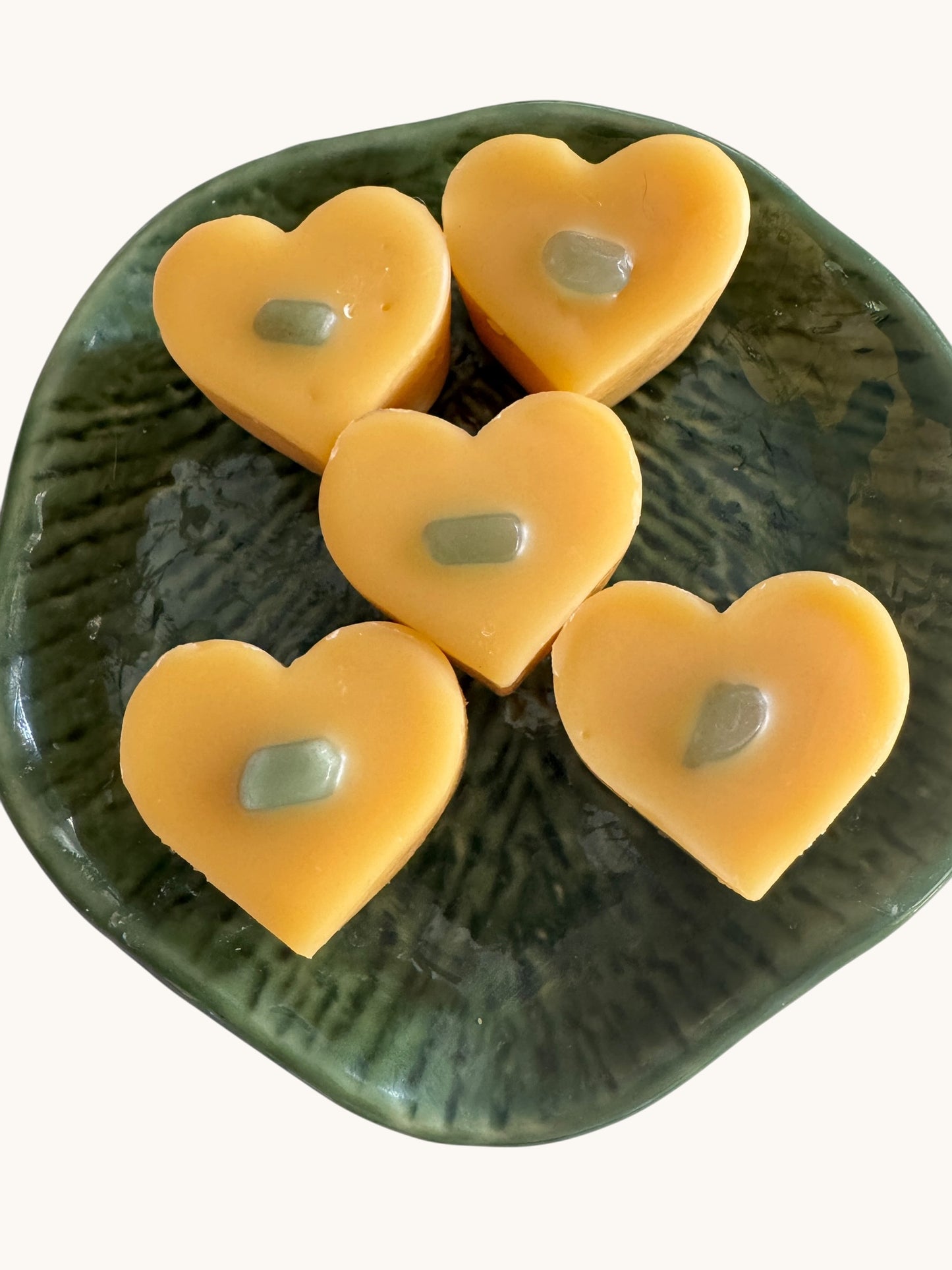 Cocco Rose Pure Home Wax Melts | Heart Beeswax Melts | Crystal Aromatherapy Wax Melts | Natural Home Fragrance