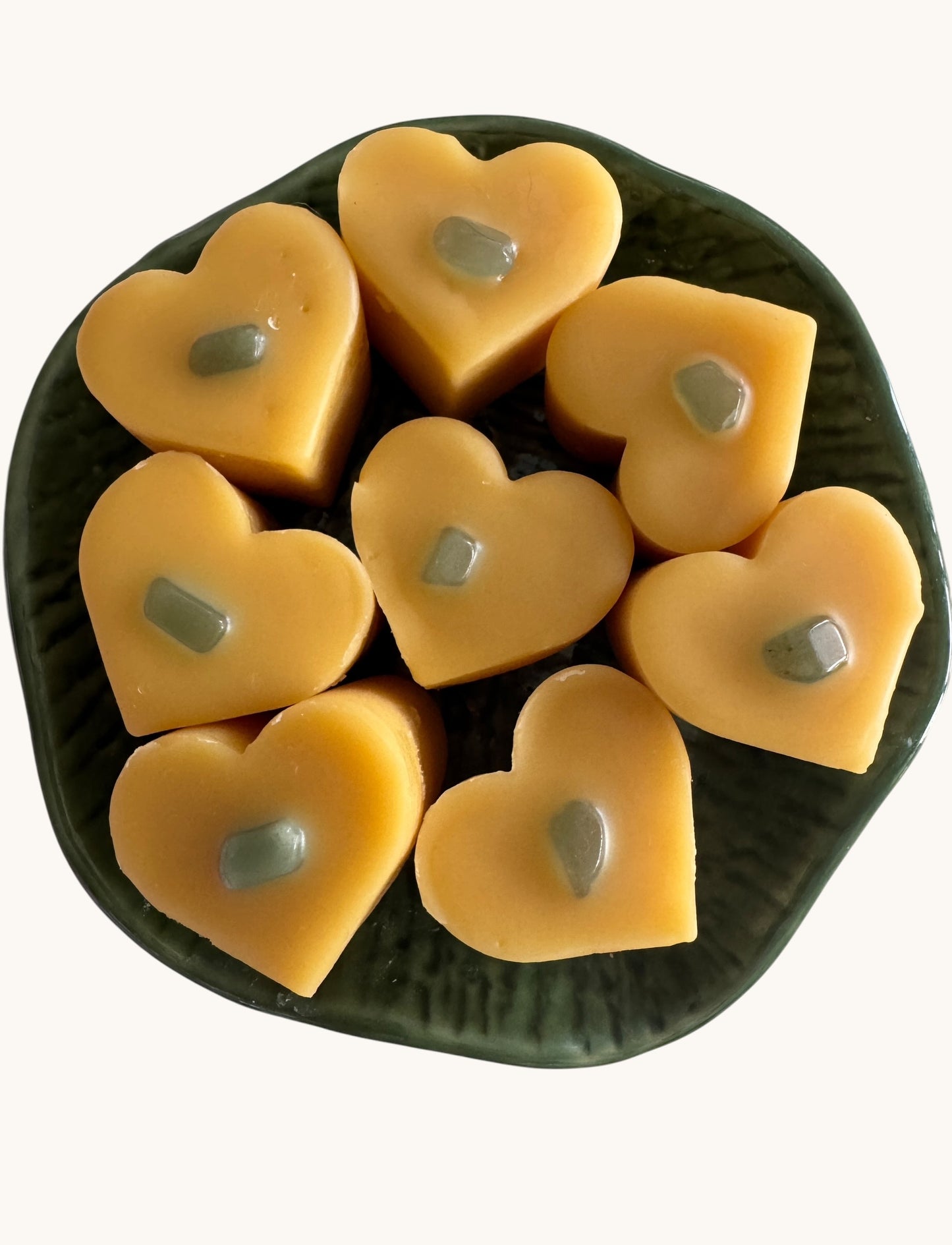 Cocco Rose Pure Home Wax Melts | Heart Beeswax Melts | Crystal Aromatherapy Wax Melts | Natural Home Fragrance