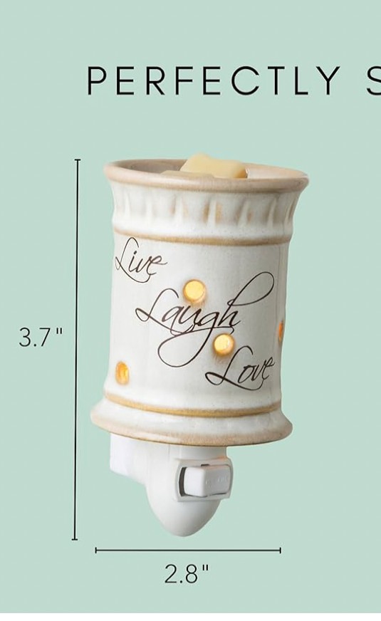 Candle Warmers® Live Laugh Love Plug-In Wax Warmer