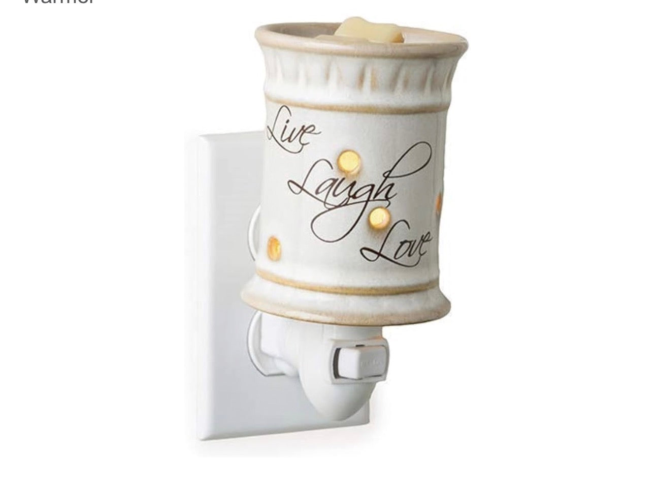 Candle Warmers® Live Laugh Love Plug-In Wax Warmer