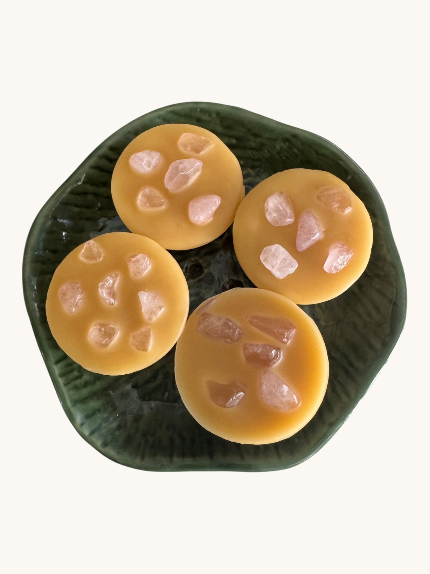 Cocco Rose Fresh Bloom Wax Melts | Rose Quartz Crystals