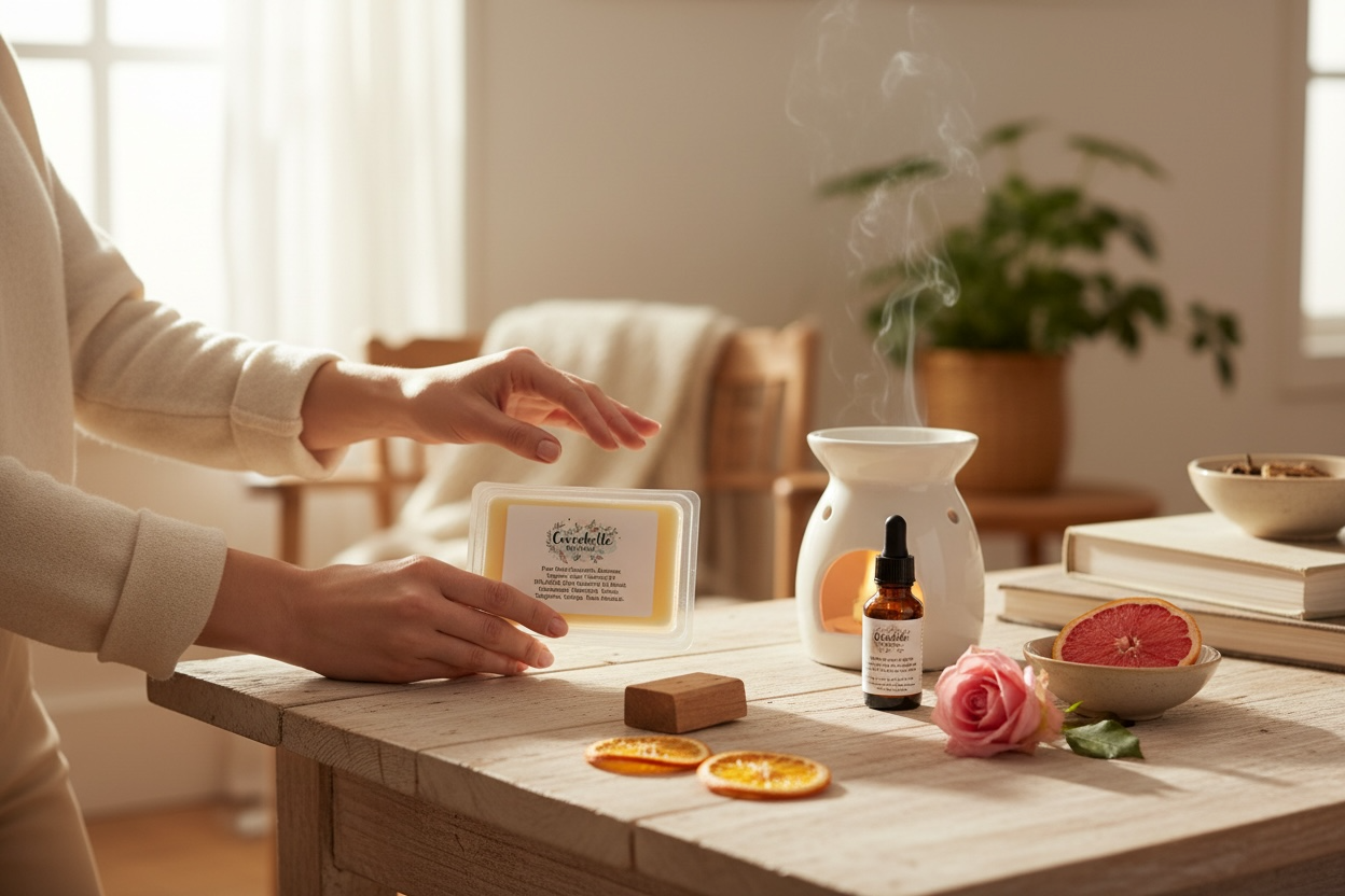 Rose Geranium Beeswax Melts | Floral Aromatherapy Essential Oil Wax Melts | Handmade in Australia