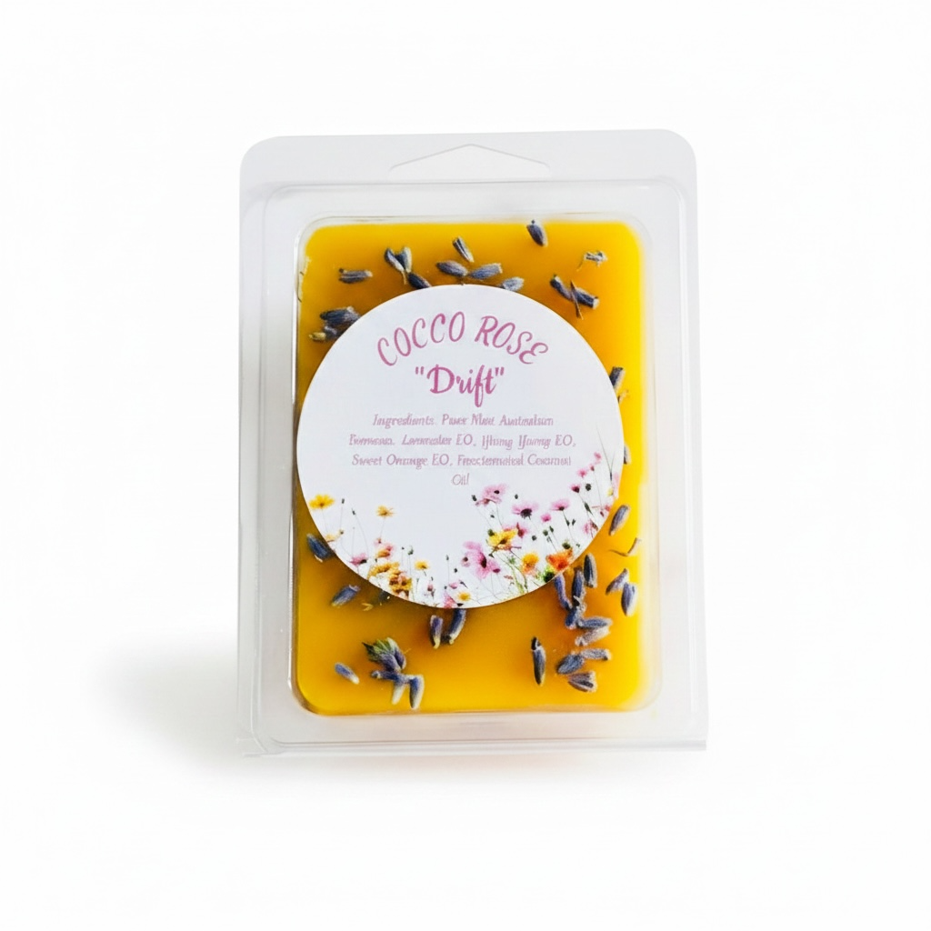 Cocco Rose Drift Wax Melts | Natural Beeswax Aromatherapy Blend