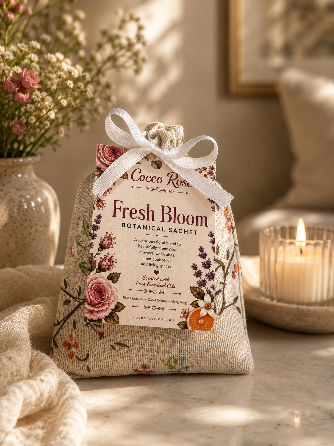 Botanical Sachets | Fresh Bloom, Sleep & Pure Home