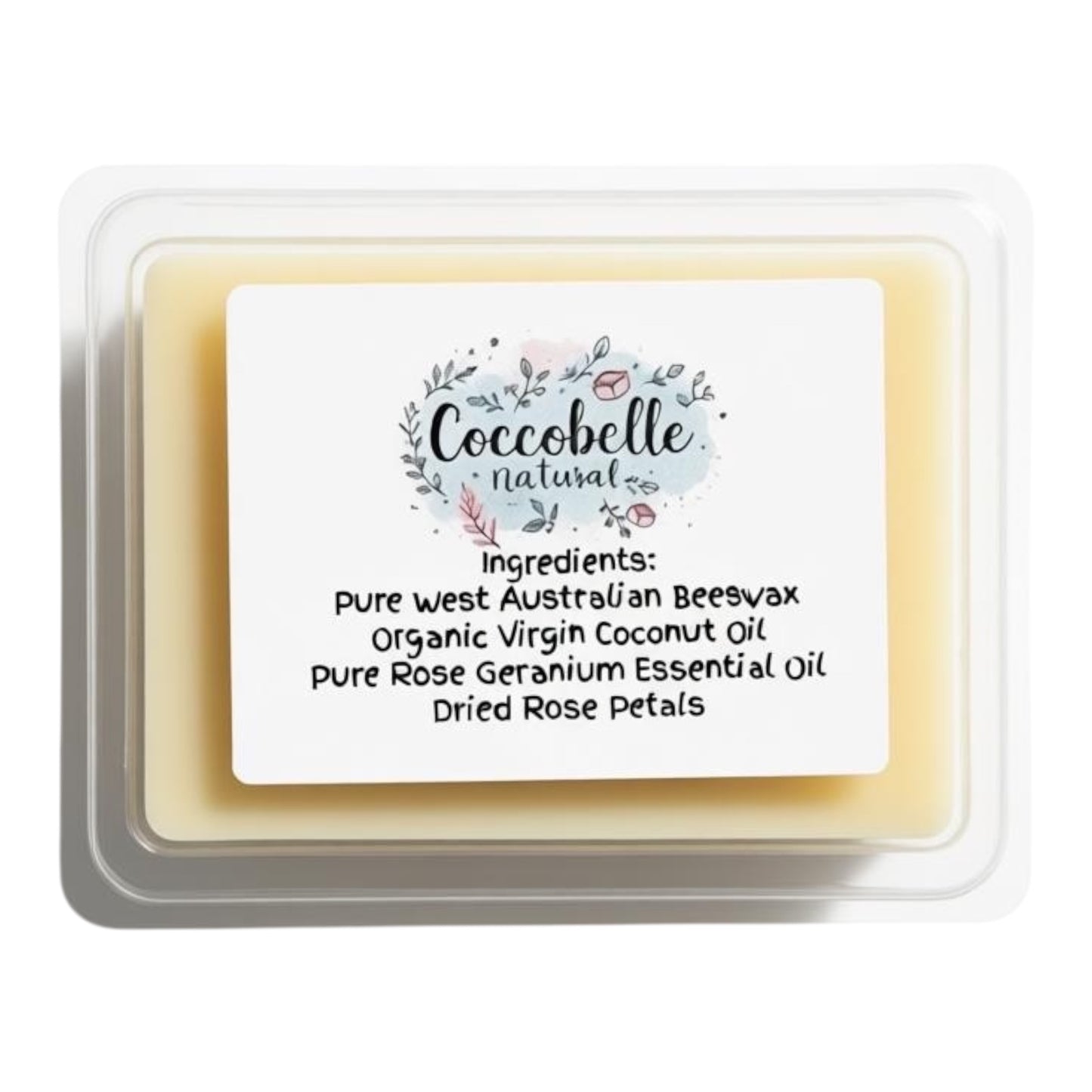 Rose Geranium Beeswax Melts | Floral Aromatherapy Essential Oil Wax Melts | Handmade in Australia