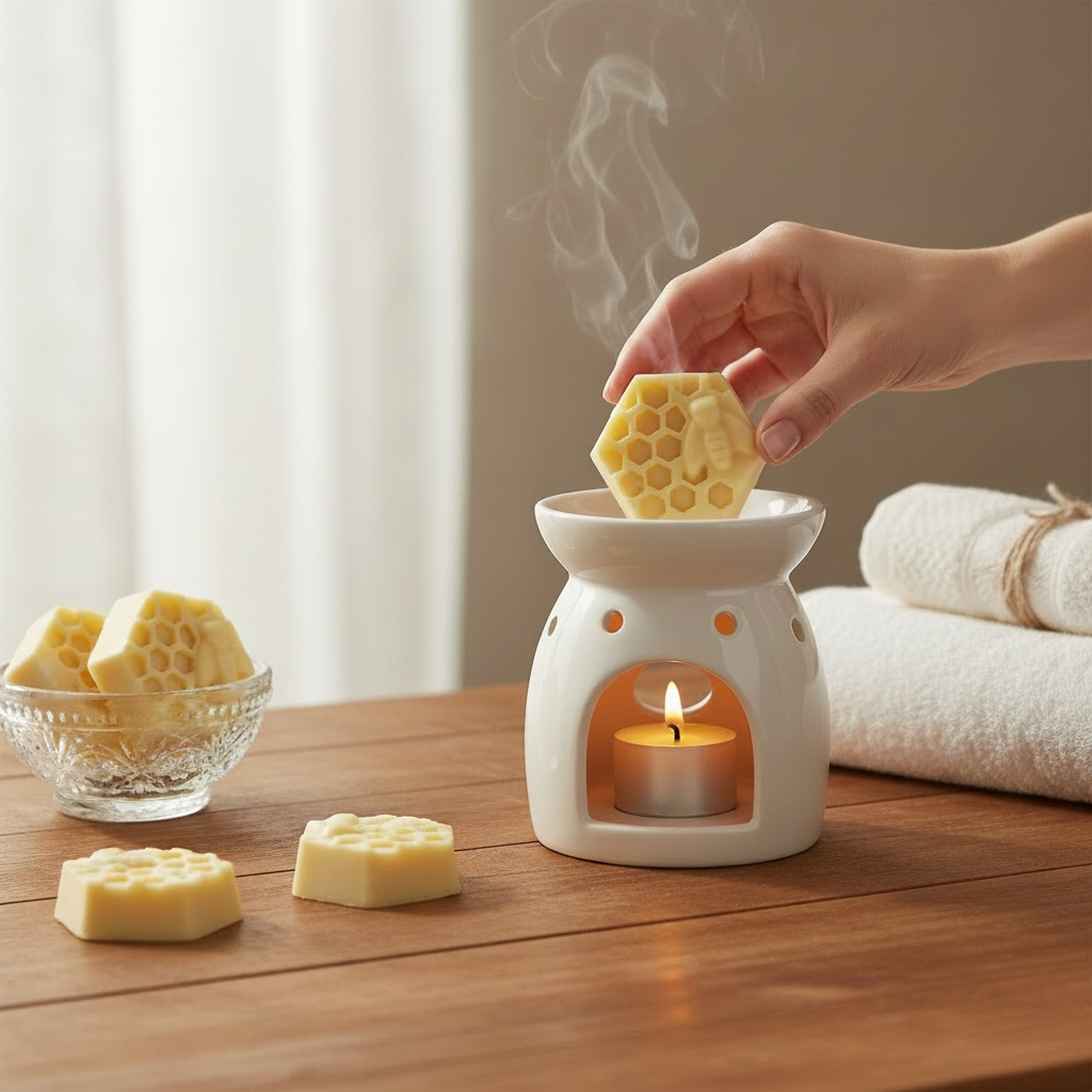 Large Natural Beeswax Melts With Essential Oils