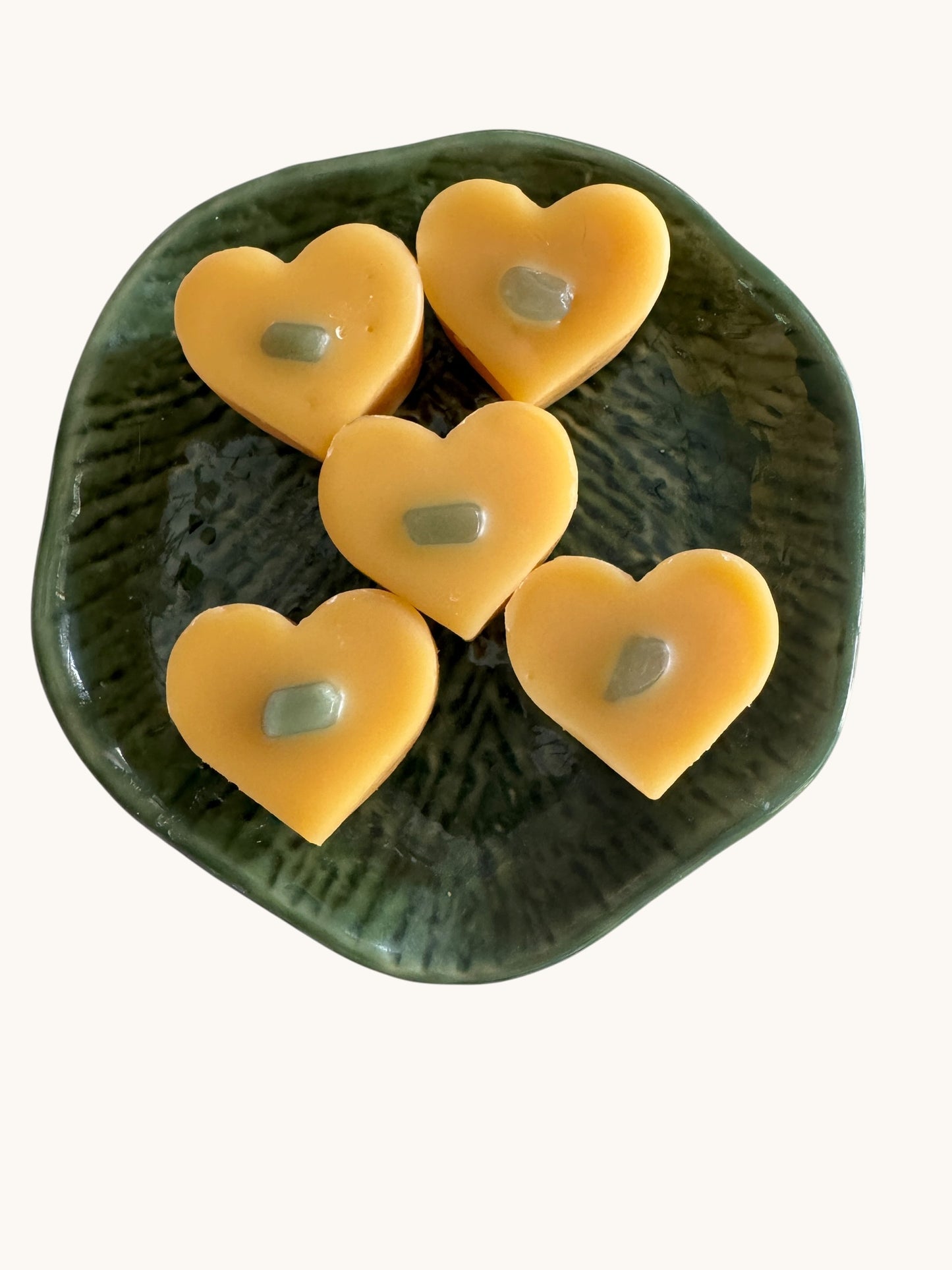 Cocco Rose Pure Home Wax Melts | Heart Beeswax Melts | Crystal Aromatherapy Wax Melts | Natural Home Fragrance