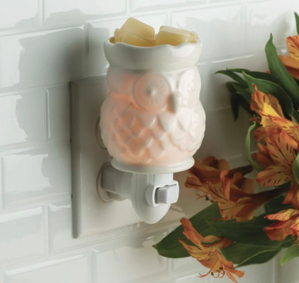 White Owl Pluggable Wax Warmer | Candle Warmers