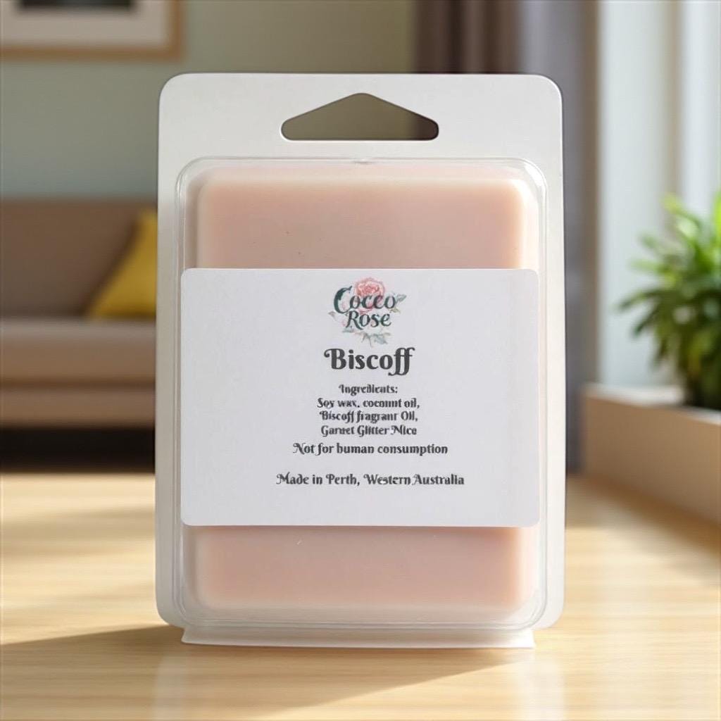 Gourmet Soy Wax Melts – Biscoff Fragrance | Cocco Rose