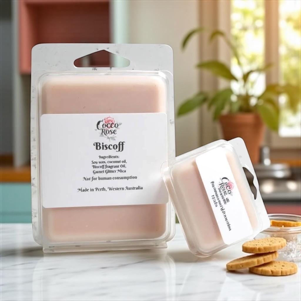 Gourmet Soy Wax Melts – Biscoff Fragrance | Cocco Rose