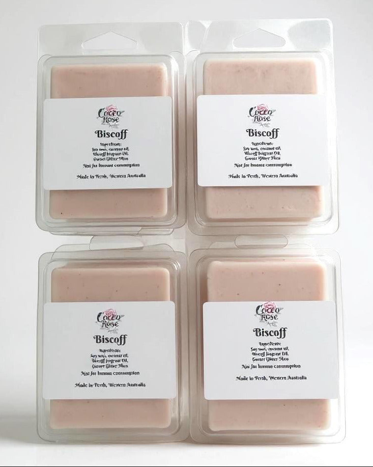 Gourmet Soy Wax Melts – Biscoff Fragrance | Cocco Rose