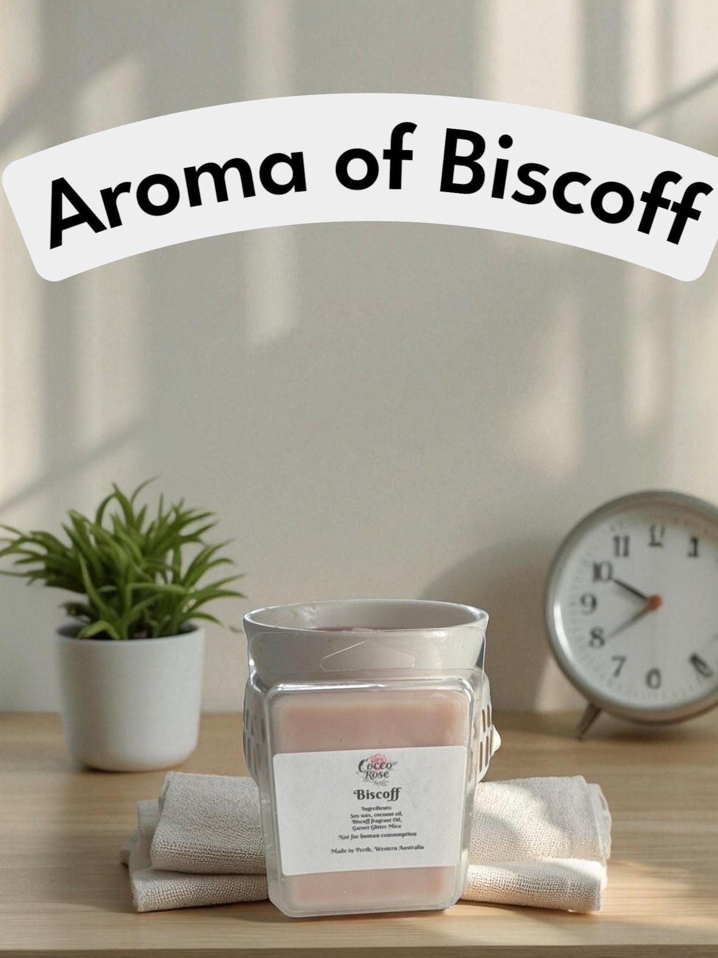 Gourmet Soy Wax Melts – Biscoff Fragrance | Cocco Rose