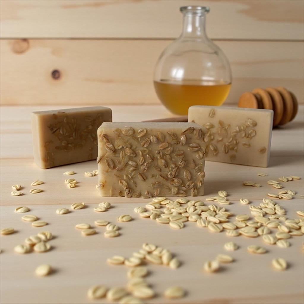 Handmade Whole Oats & Manuka Honey Soap | Cocco Rose