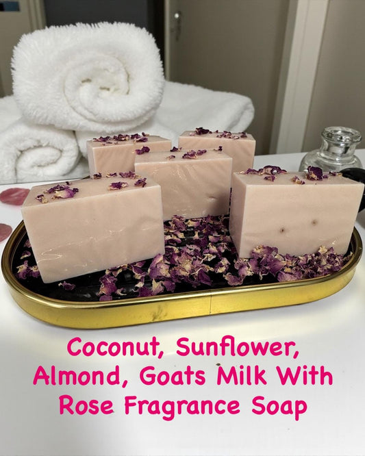 Handmade Pure Rose Essential Oil Soap | Cocco Rose