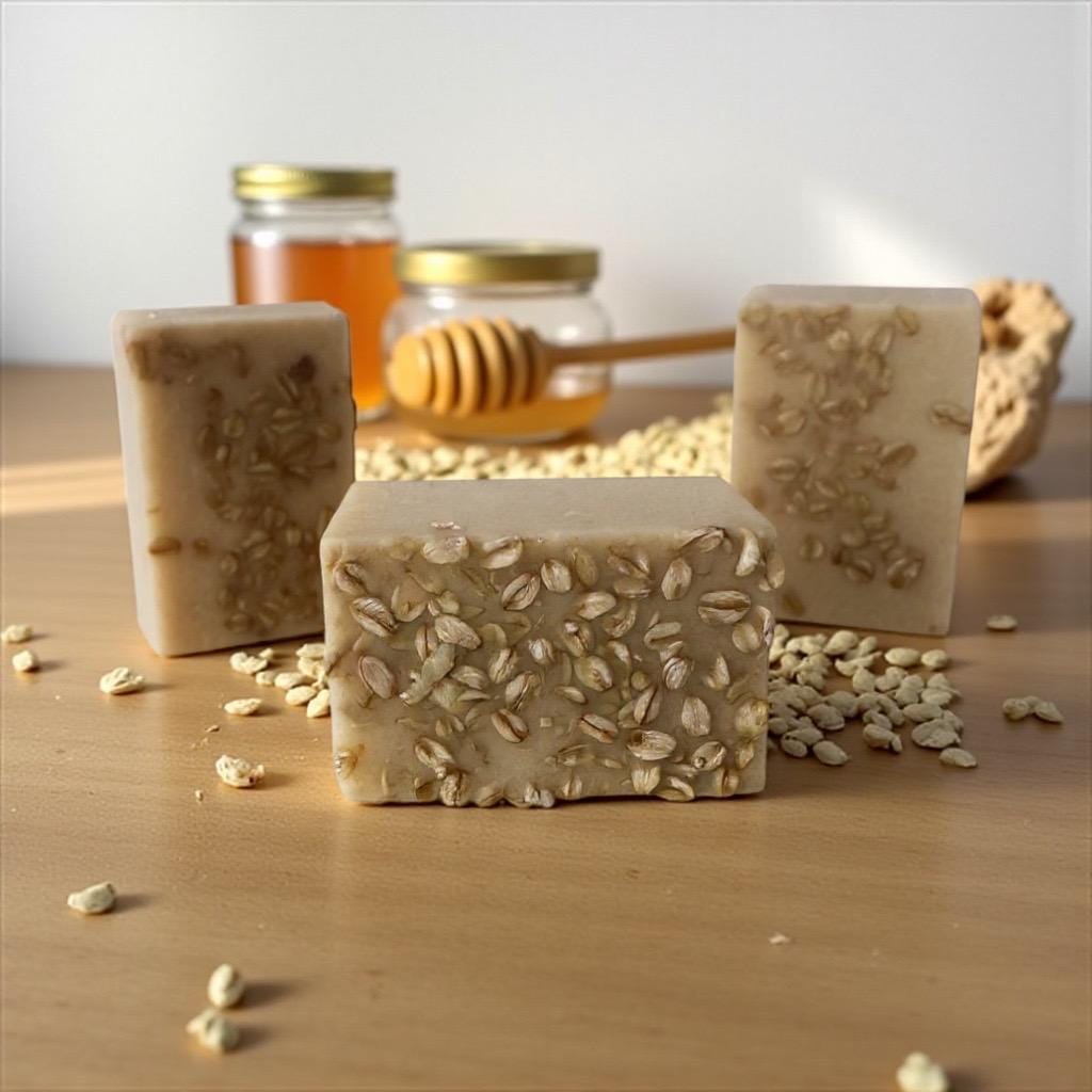 Handmade Whole Oats & Manuka Honey Soap | Cocco Rose
