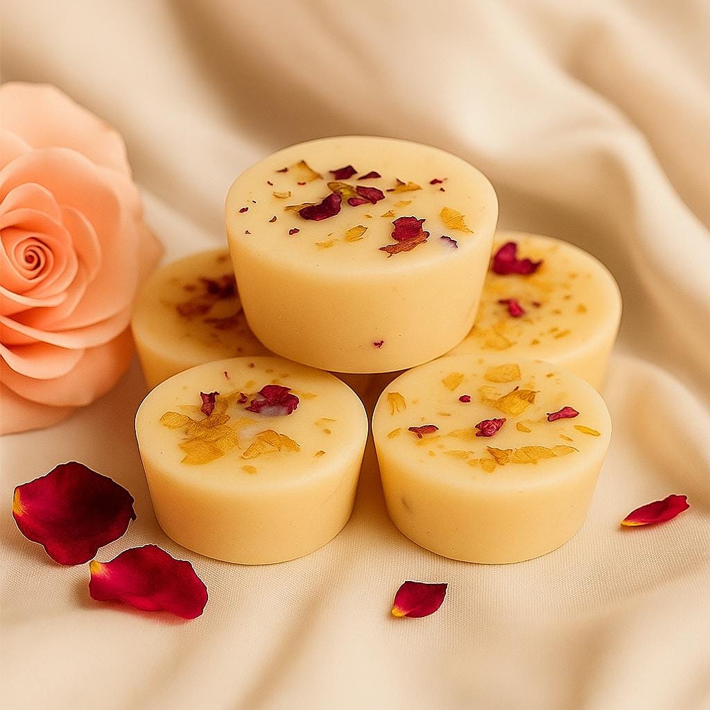 Aromatherapy Beeswax Melts – Rose Essential Oil (Coccobelle Natural Range) | Cocco Rose