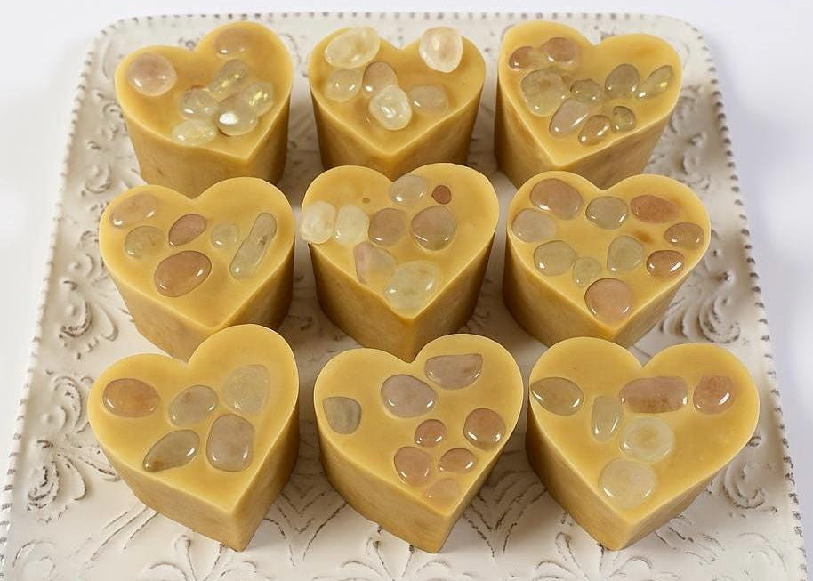 Aromatherapy Rainbow Quartz Crystal Wax Melts – Pure Essential Oils (Happy Place, Energetic, Harmony) | Cocco Rose